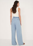Pantaloni Pizzo chambray DENIM MEDIUM DENIM Donna immagine n. 4