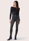Pantalone Kate in denim di cotone GRIGIO DARK GREY Donna immagine n. 1