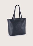 Bitta eco-leather shopping bag NERO BLACKBLU LAGUNABEIGE CREAMROSSO SYRAH Woman image number 2