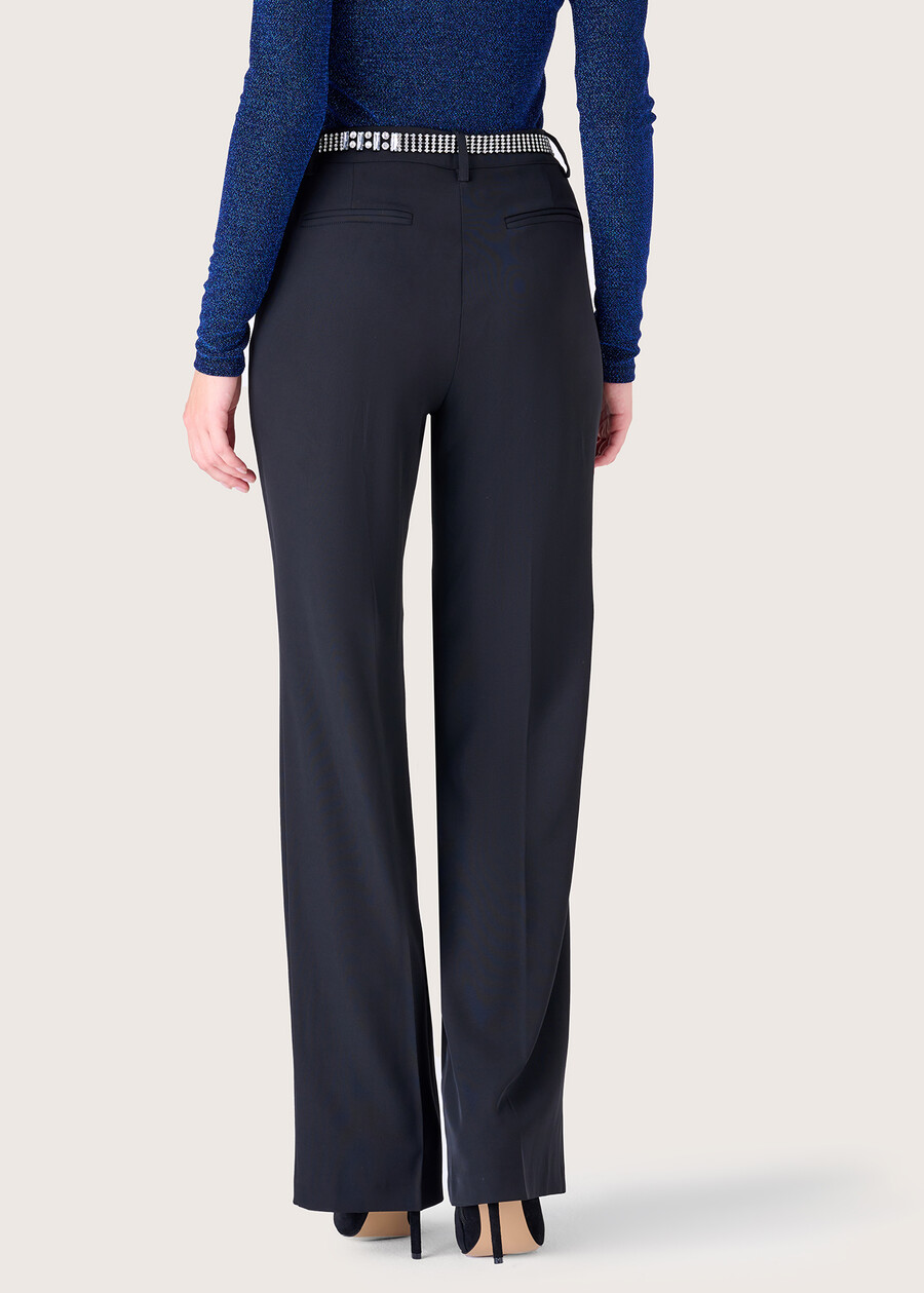 Pantalone Ashley in cady NERO BLACK Donna , immagine n. 5