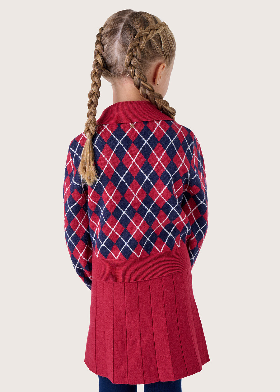 Money cardigan style jersey for girls BLU LAGUNA Woman , image number 3