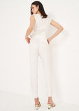 Alice-E linen e viscose trousers BLUMARRONE JAVABIANCO WHITEBLUE TURCHESE Woman image number 7