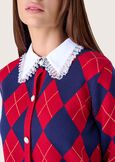 Maglia Maia con motivo a rombi NERO Donna immagine n. 2