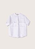 Camicia Cleope 100% lino BIANCO Donna immagine n. 4
