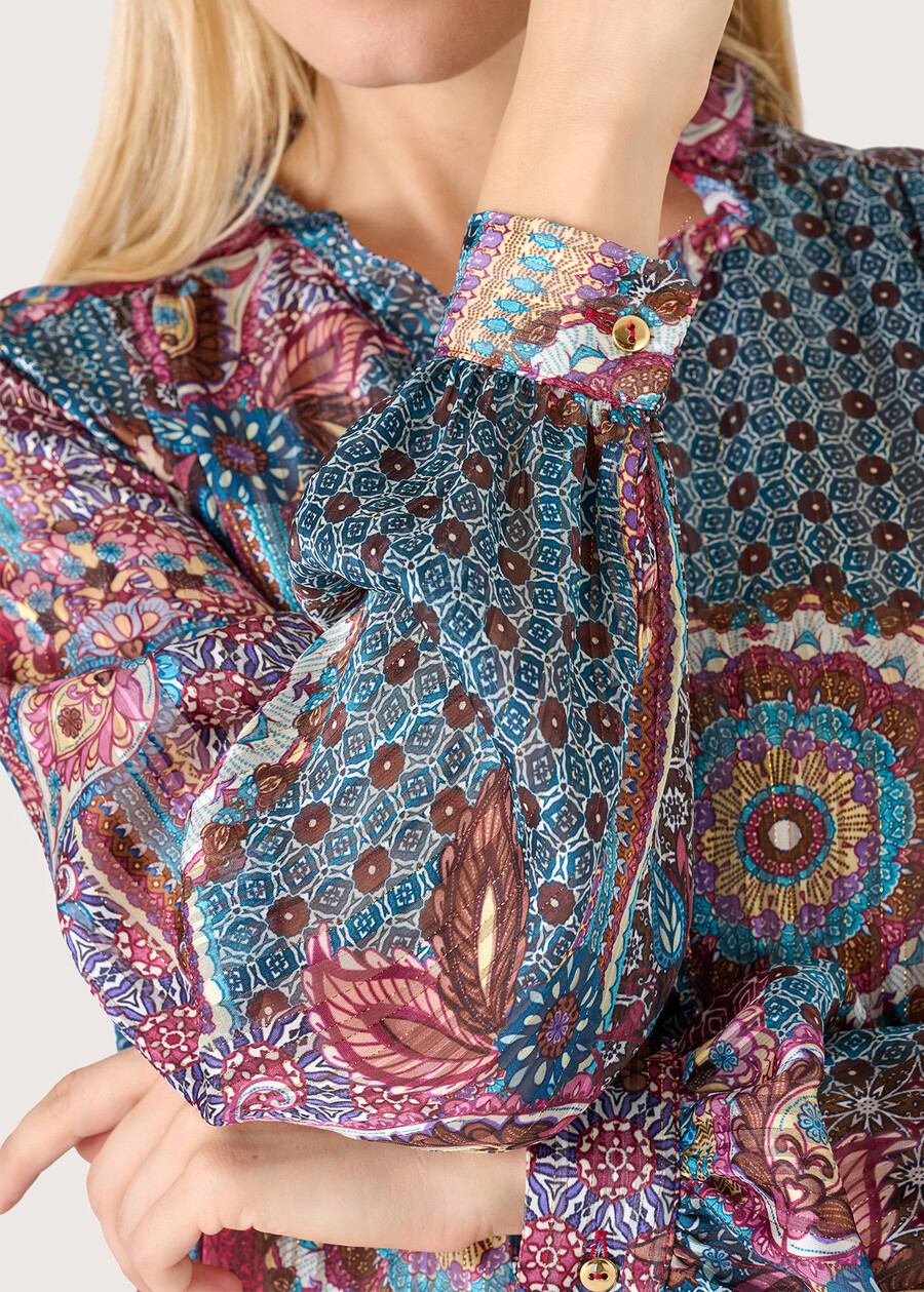 Carolyna gipsy print blouse, Woman  , image number 1