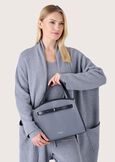 Brigida bicolour bag BLU GRAFITEMARRONE TIERRA Woman image number 1