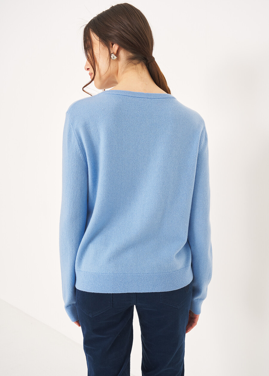 Cardigan Cassel in lana e cashmere CELESTE FIORDALISOROSA Donna , immagine n. 3