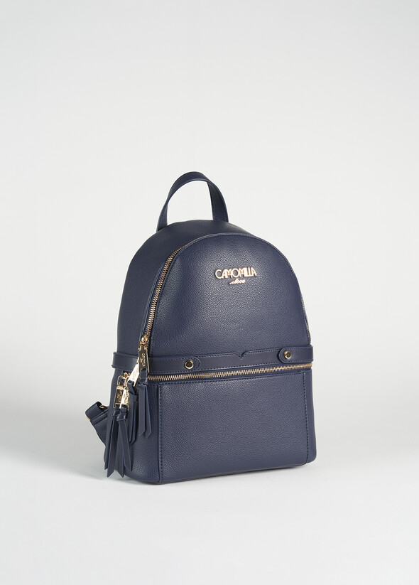 Breda eco-leather backpack BLUE OLTREMARE  Woman null