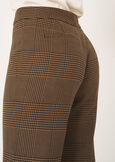 Pantalone Giorgia-H a quadri MARRONE TERRA Donna immagine n. 3