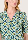 Siry patterned t-shirt BLU MAJO Woman image number 2