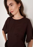 Blusa Bally In 100% Viscosa MARRONE JAVABIANCO BURRO Donna immagine n. 2