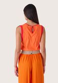 Tobia double fabric top ARANCIO SUNRISE Woman image number 3