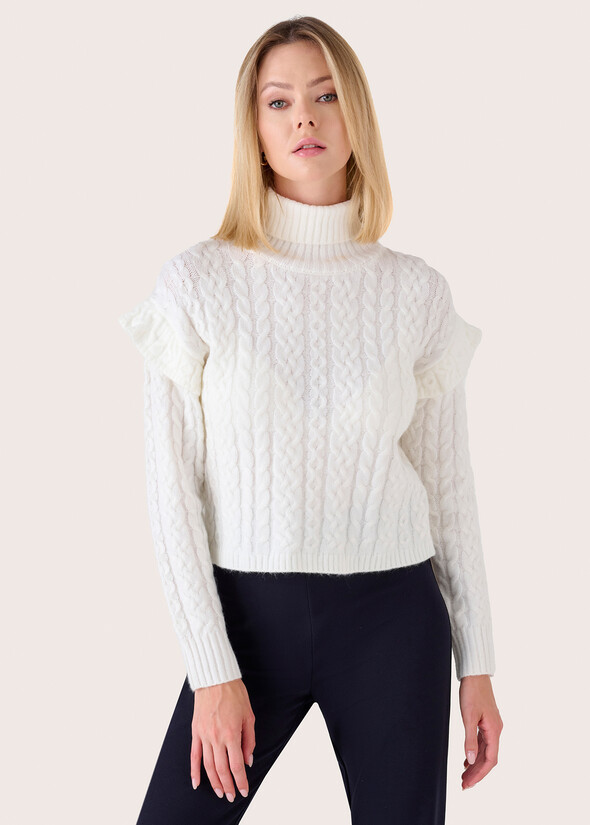 Maglia Micol in misto viscosa BEIGE GESSO Donna null