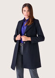 Cappotto Clotilde in panno NERO BLACKGRIGIO MEDIUM GREY Donna immagine n. 2