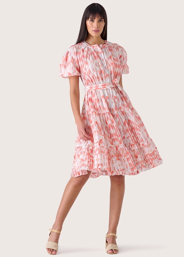 Abito Aron in tencel stampato ROSSO LIPSTICK Donna null