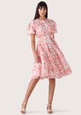 Aron printed tencel dress ROSSO LIPSTICK Woman image number 1