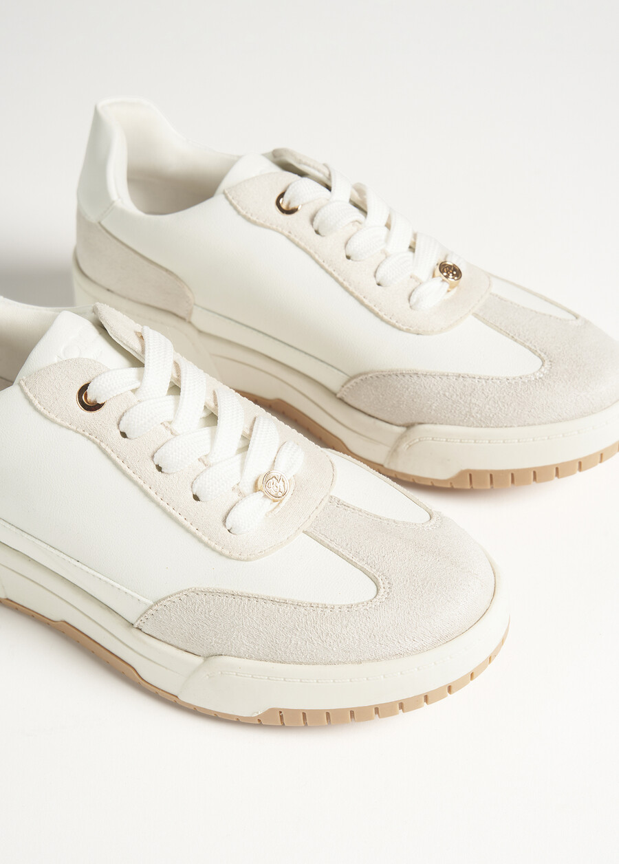 Scarpa ginnica Sherlysia doppio colore BIANCO BURRO Donna , immagine n. 3