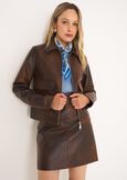 Giubbino Gracy in ecopelle MARRONE CARAMELLO Donna immagine n. 1