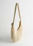 Blissy crochet bucket bag BEIGE LATTE Woman image number 3