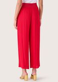 Pessy 100% rayon trousers ROSSO CARPETBLU ABISSO Woman image number 4
