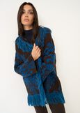 Micaela fringe jacquard cardigan MARRONENERO Woman image number 2