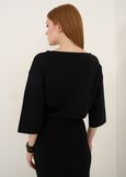 Mony knit top with gold details NERO Woman image number 3