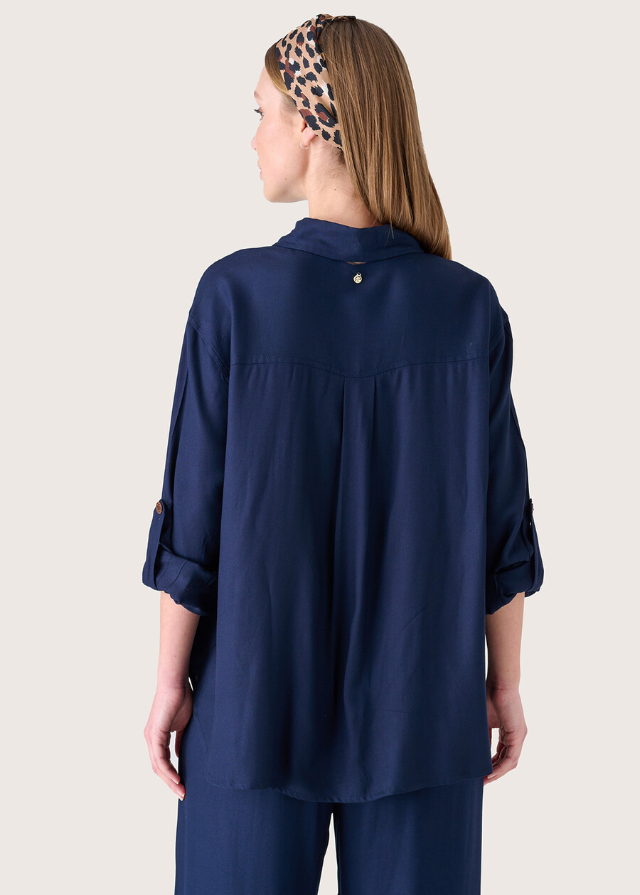 Camicia Cassidy 100% rayon BLU MARINA Donna , immagine n. 3