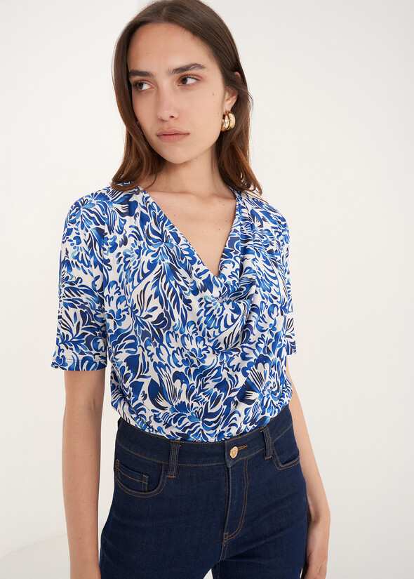 Soraya printed T-shirt
 BEIGE LATTE Woman null