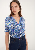 Soraya printed T-shirt
 BEIGE LATTE Woman image number 1