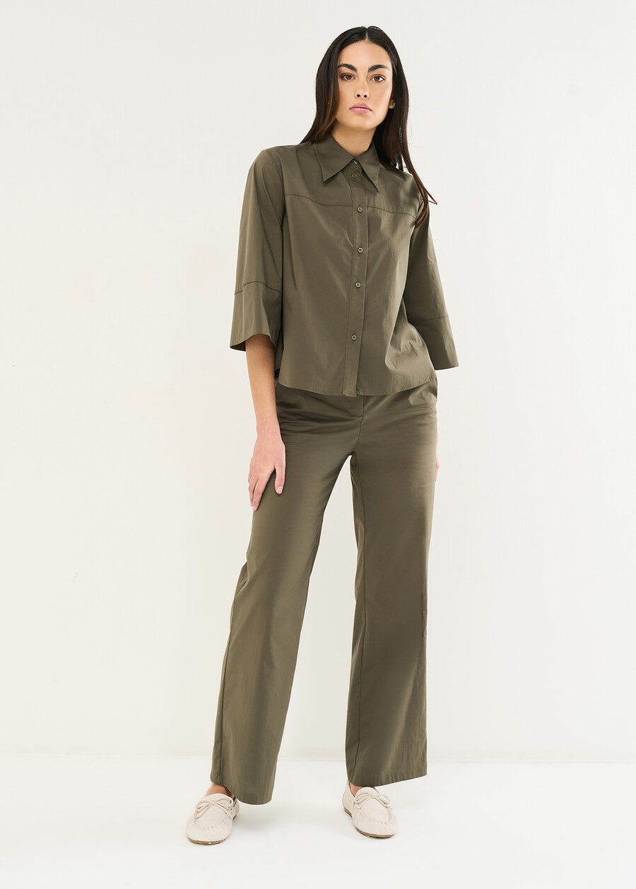 Pantaloni Pat in cotone VERDEBLU Donna , immagine n. 1