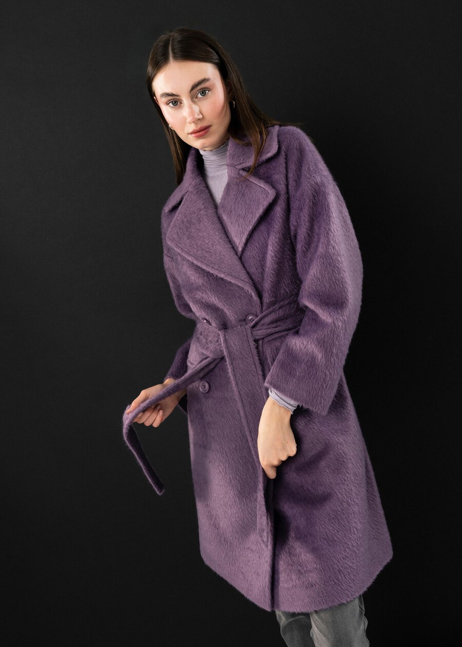 Cissy double-breasted coat ROSA MALVABEIGE LATTE Woman , image number 1