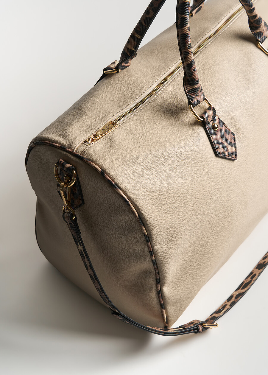 Borsone Bowbag Animalier BEIGE Donna , immagine n. 4
