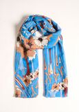 Safir floral print scarf
 MARRONEBLU AVION Woman image number 2