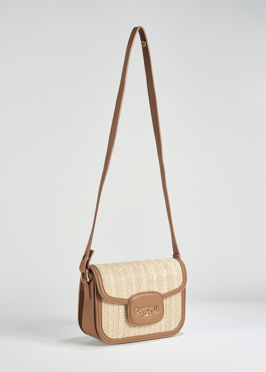 Breona straw and deer-print crossbody
 BEIGE AVENABEIGE Woman , image number 2