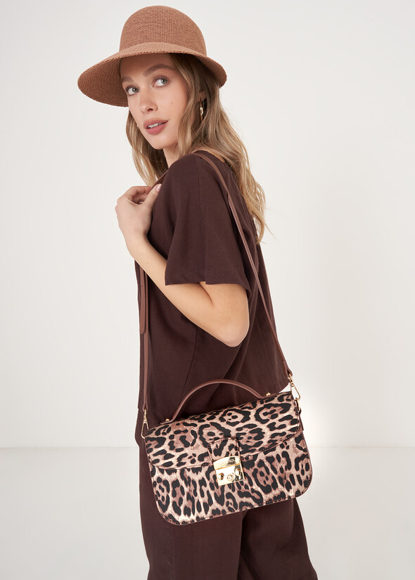 Bera animalier crossbody bag
 NERO BLACK Woman null