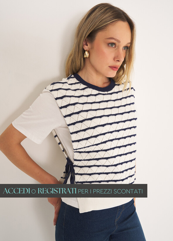 Maglia Sensei doppio capo BLU Donna null