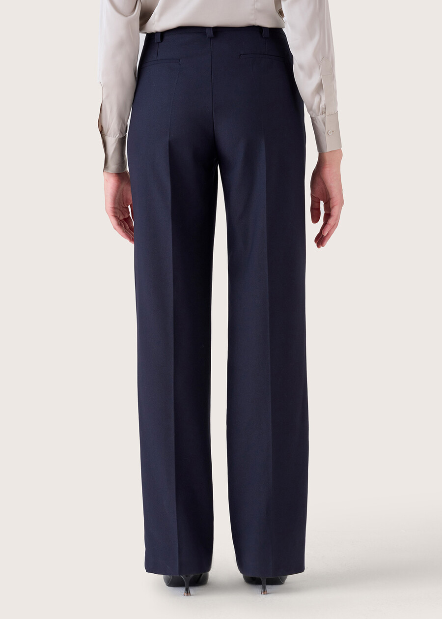 Giorgia technical fabric trousers NERO BLACKBEIGE GESSOBLU Woman , image number 5