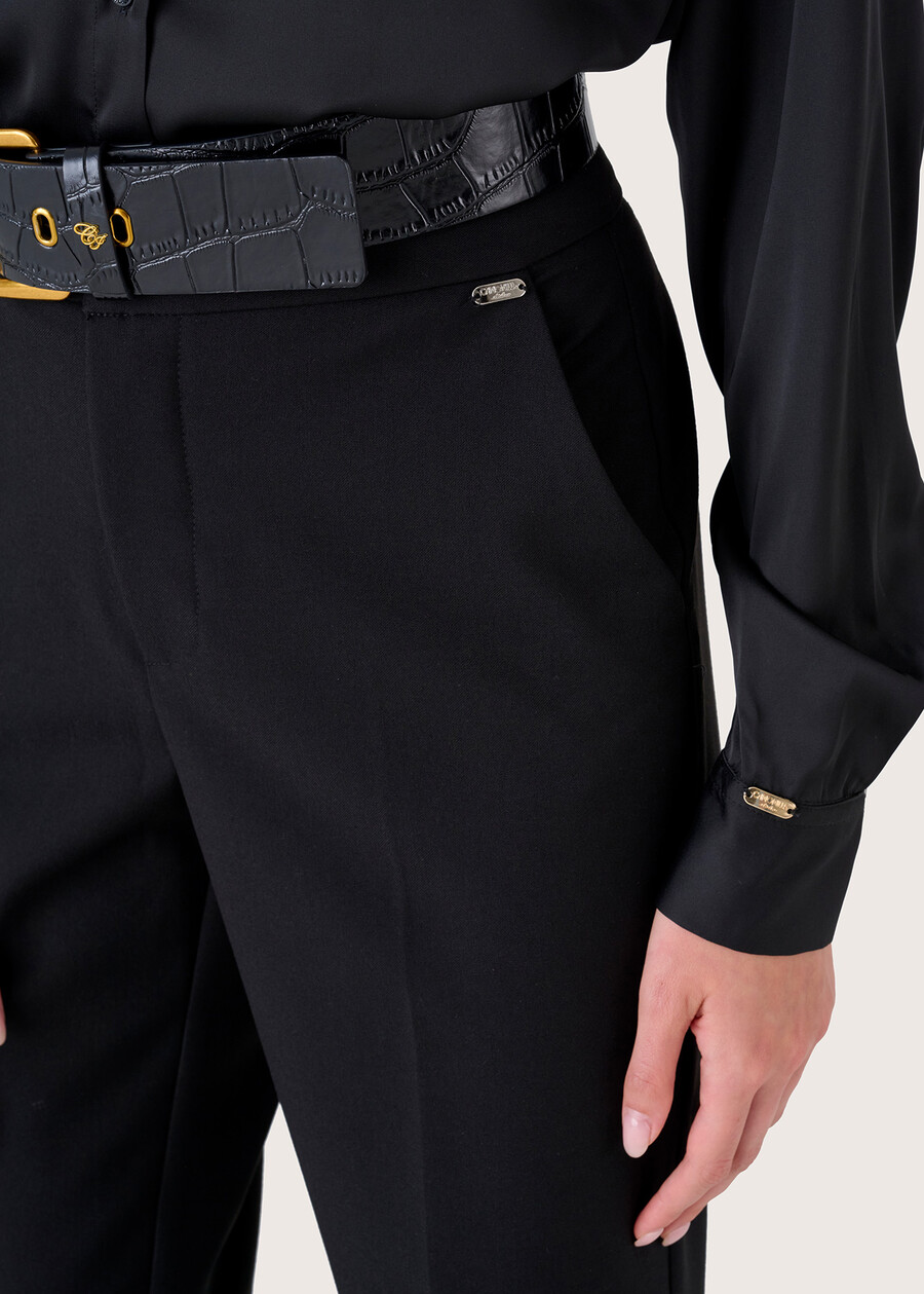 Pantalone Alice in tessuto tecnico NERO BLACKBEIGE GESSOBLU Donna , immagine n. 5