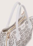 Borsa Bruna in ecopelle BIANCO OPTICALBLUE OLTREMARE  Donna immagine n. 3