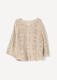 Cardigan Chandra crochet con maniche 3/4
 BEIGE Donna immagine n. 4