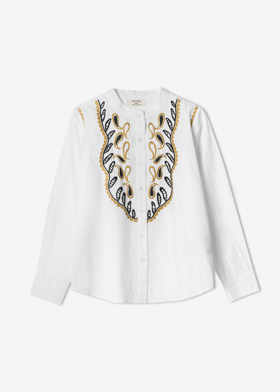 Catris embroidered shirt BIANCO WHITE Woman , image number 4