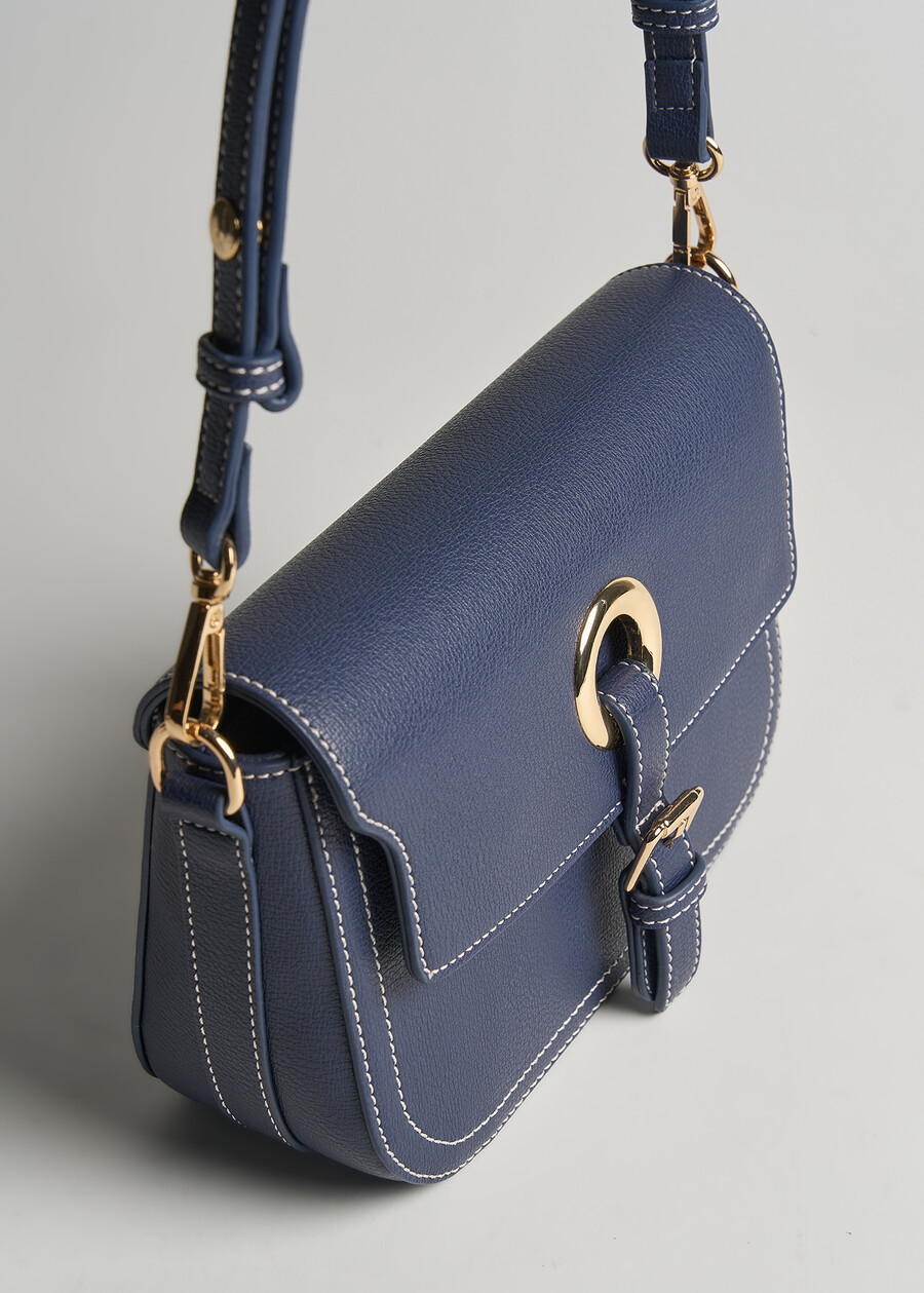 Baxy deer-print shoulder bag BIANCO WHITEAZZURO AZZURROBLU Woman , image number 3