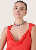 Ginny necklace with crystals ROSA FUCSIASILVER Woman image number 2