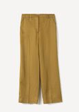 Pantaloni Paolo In Misto Lino VERDE OLIO Donna immagine n. 7