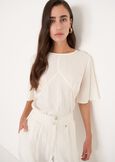 Blusa Bally In 100% Viscosa MARRONE JAVABIANCO BURRO Donna immagine n. 1