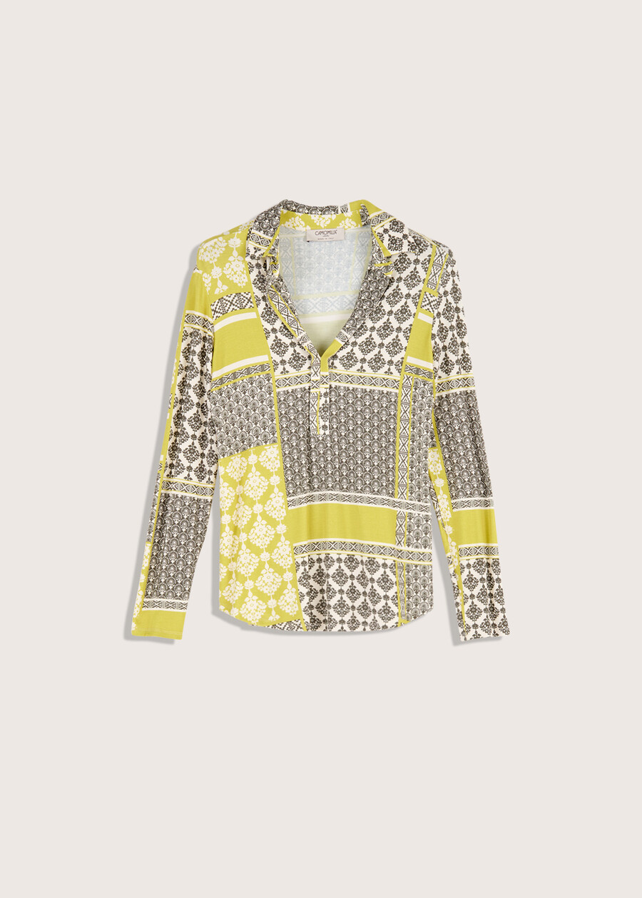 Simona patchwork print blouse, Woman  , image number 3