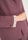 Blazer Gabriella taglio slim Archivio ROSSO BORDEAUX Donna immagine n. 4