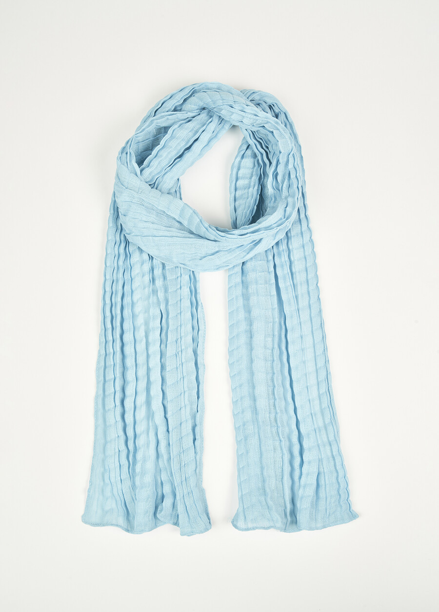 Sciarpa goffrata Strila GIALLOBLUE TURCHESE Donna , immagine n. 1