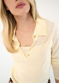 Maglia polo Margaret con finta canotta BEIGE LATTEBLU Donna immagine n. 2