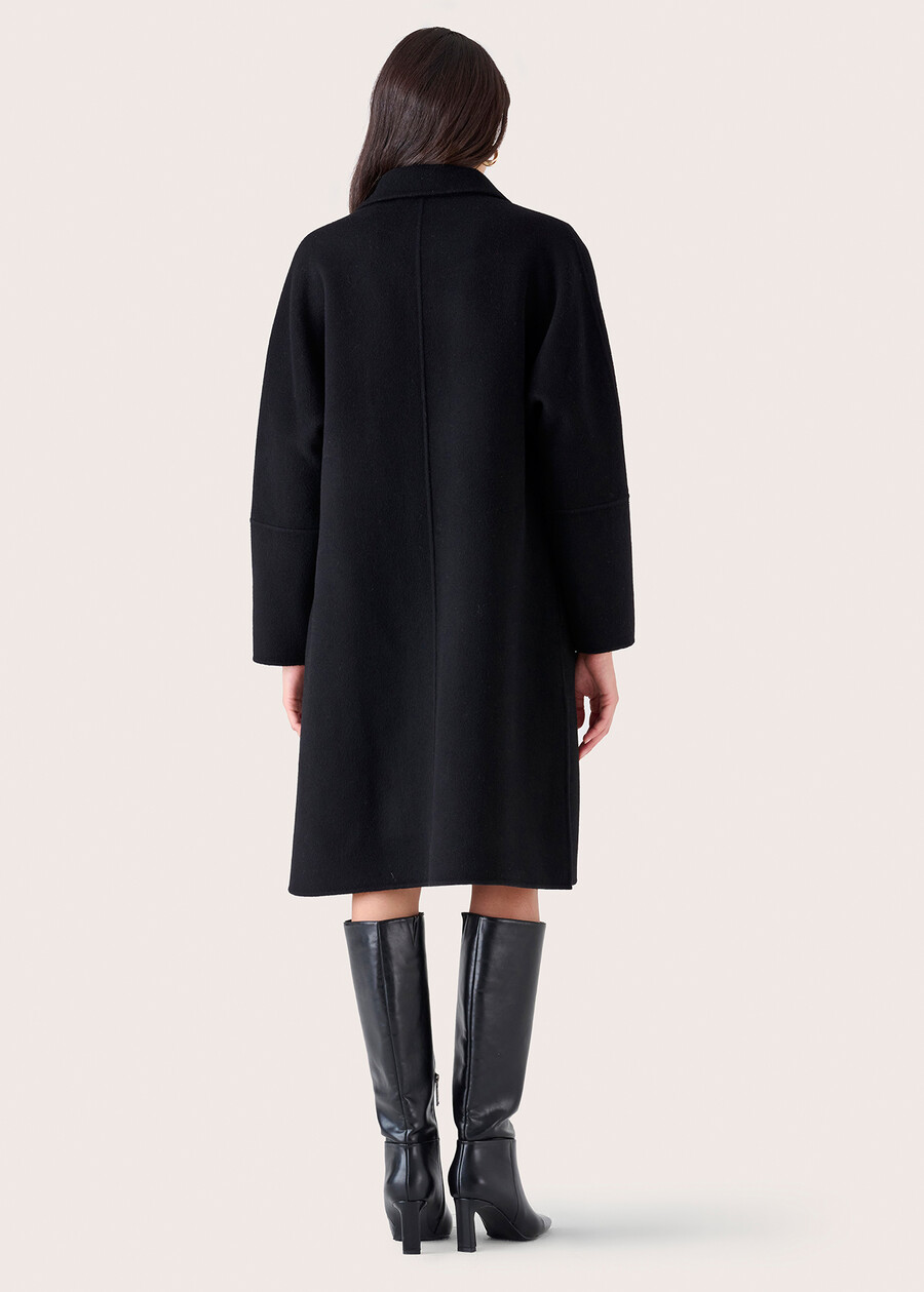 Corinne 100% woolen coat NERO BLACKBEIGE CAMMELLO Woman , image number 5